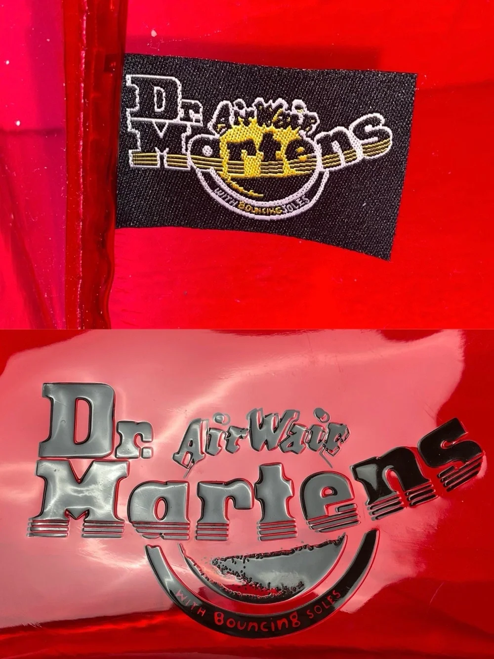 Vintage Dr. Martens Medium Red Messenger Logo Bag